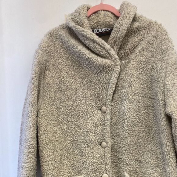 Totes Sherpa coat Sz L - Picture 2 of 5